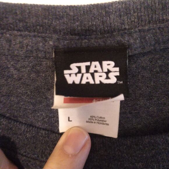 Star Wars Luke Skywalker Graphic - T-Shirt - Gray - Men's Size Large - Picture 6 of 6